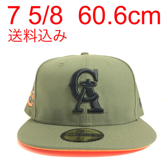 New Era Cap 5/8 ツバ裏オレンジ ニューエラ エンゼルス キャップ