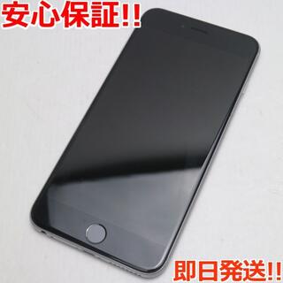 アイフォーン(iPhone)の美品 SIMフリー iPhone6S PLUS 64GB スペースグレイ (スマートフォン本体)