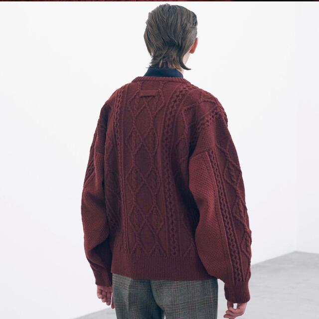 stein  Oversized Cable Knit LS