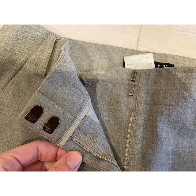 セット パンツ ズボン スーツ グレー 美品 定番 美スタイル 【着後レビューで 送料無料】 theory美品★グレースーツ パンツスーツ上下