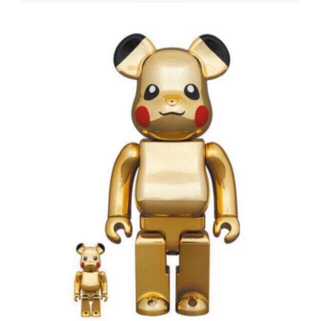 MEDICOM TOY(メディコムトイ)のBE@RBRICK ピカチュウ GOLD CHROME Ver. エンタメ/ホビーのフィギュア(その他)の商品写真