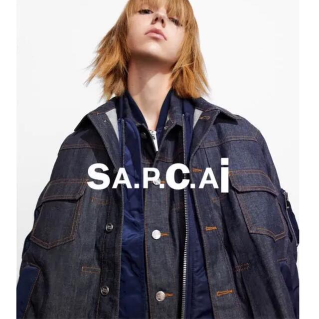 apc sacai コラボ　デニムジャケット