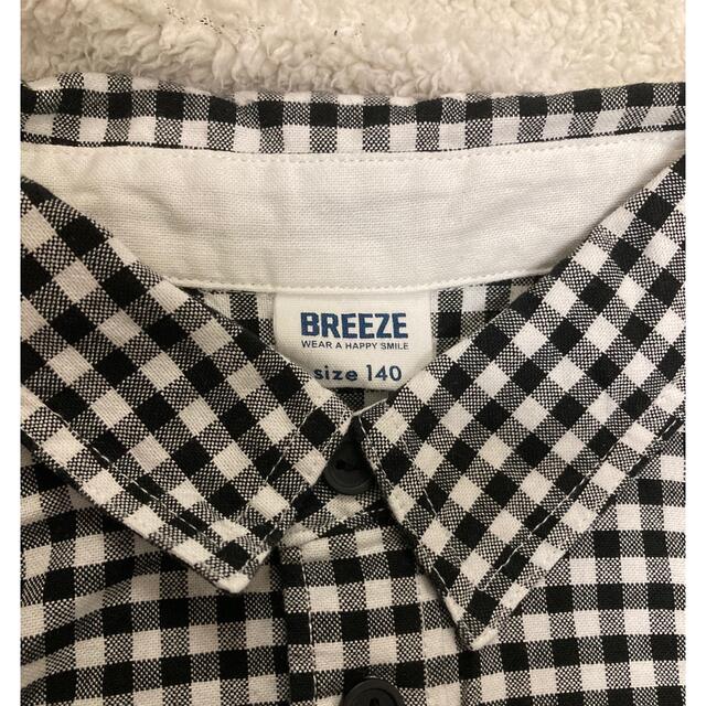BREEZE - ブリーズ ギンガムチェックシャツ140の通販 by maki's shop