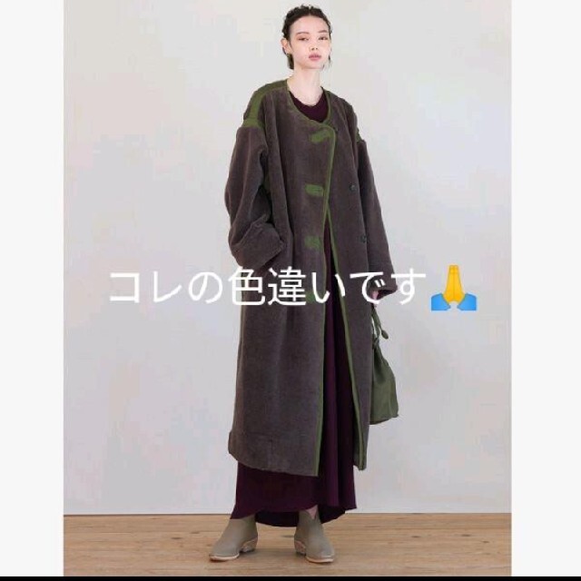 archi(アーキ)の【約6.4万】archi アーキ robin coat ボアコート ロングコート レディースのジャケット/アウター(ロングコート)の商品写真