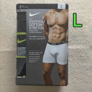 ナイキ(NIKE)のボクサーパンツ ナイキ ストレッチコットン 綿 L 3枚(ボクサーパンツ)