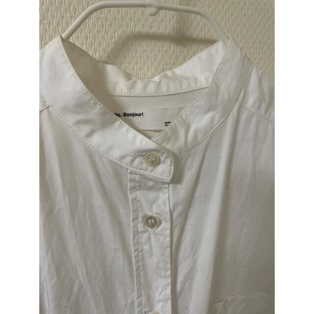 L'Appartement DEUXIEME CLASSE(アパルトモンドゥーズィエムクラス)のy&j様　No Collar Long Shirt レディースのトップス(シャツ/ブラウス(長袖/七分))の商品写真