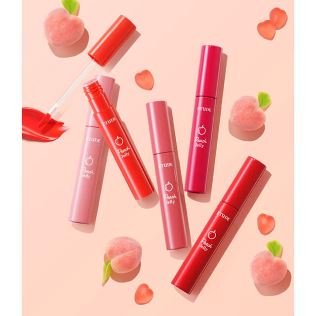 ETUDE HOUSE(エチュードハウス)のピーチジェリーティント コスメ/美容のベースメイク/化粧品(リップグロス)の商品写真