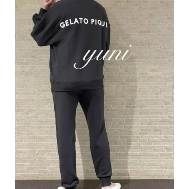 gelato pique(ジェラートピケ)のレア♡スウェットロゴ上下セット♡メンズL メンズのトップス(スウェット)の商品写真