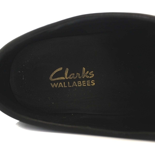 Clarks(クラークス)のクラークス ワラビー2 チャッカブーツ レザー シューズ UK8 黒 メンズの靴/シューズ(ブーツ)の商品写真