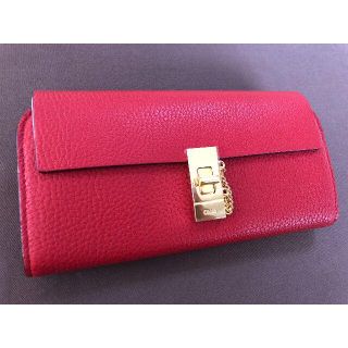 クロエ CHLOE 長財布 3P0781-944 レッド系 財布・小物(財布)