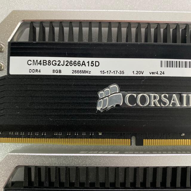 メモリCORSAIR DDR4 2枚セット 1