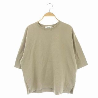 エブール クルーネックプルオーバー Tシャツ カットソー 五分袖(その他)