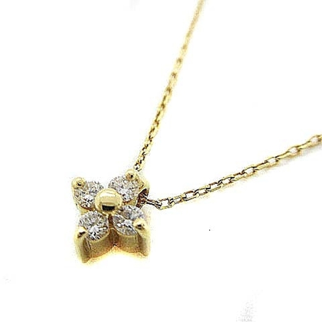 エテ ete ネックレス ブライト k18 0.05ct ゴールド 260343