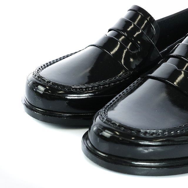 HUNTER(ハンター)のハンター オリジナルペニーローファー シューズ UK5 24cm 黒 レディースの靴/シューズ(ローファー/革靴)の商品写真
