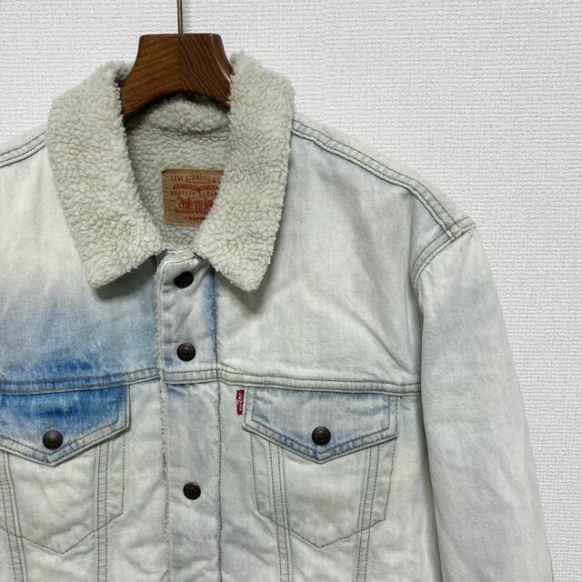 Supreme(シュプリーム)の16AW◆Supreme Levis◆ブリーチシェルパトラッカージャケット裏ボア メンズのジャケット/アウター(Gジャン/デニムジャケット)の商品写真