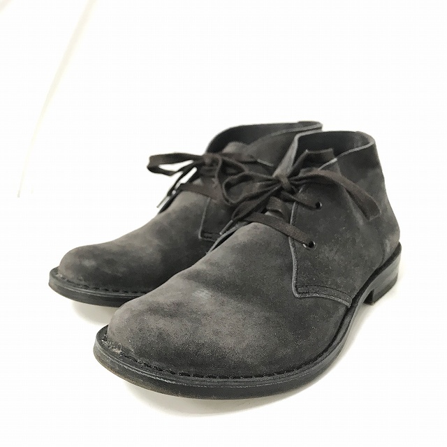 Bottega Veneta(ボッテガヴェネタ)のボッテガヴェネタ チャッカブーツ スエードレザー グレー 39 約24.5cm メンズの靴/シューズ(ブーツ)の商品写真