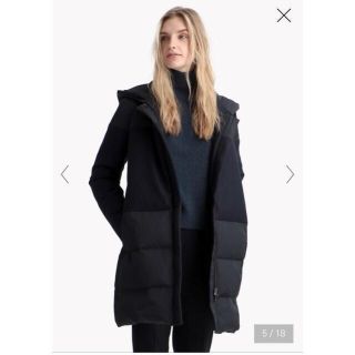 theory - セオリー 19AW 異素材 ウール ダウンコート サイズS ネイビー