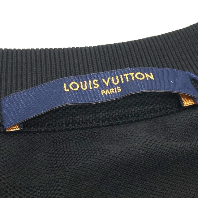 LOUIS VUITTON(ルイヴィトン)のルイヴィトン ダミエ ハーフダミエポケット 半袖Tシャツ ブラック メンズのトップス(Tシャツ/カットソー(半袖/袖なし))の商品写真