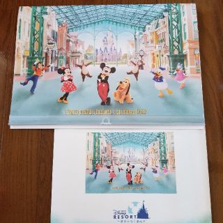 ディズニー(Disney)のmmm様専用【非売品】ディズニーリゾート　2022 カレンダー(キャラクターグッズ)