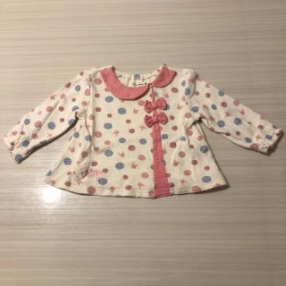 クーラクール(coeur a coeur)のcoeur a coeur トップス　長袖　80cm(シャツ/カットソー)