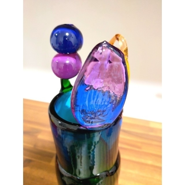 イッタラ Pampula Vase 90mm H型 red オイバトイッカ 国内最安値