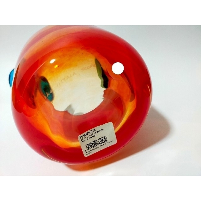 イッタラ Pampula Vase 90mm H型 red オイバトイッカ | www