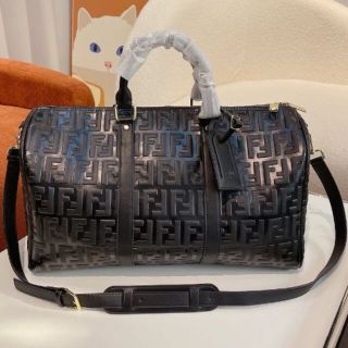 グランドセール 【鑑定済】FENDI フェンディ ズッキーノ 旅行鞄 ボストンバッグ - ボストンバッグ