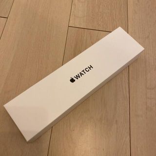 アップルウォッチ(Apple Watch)のアップルウォッチSEバンド黒空箱(ショップ袋)