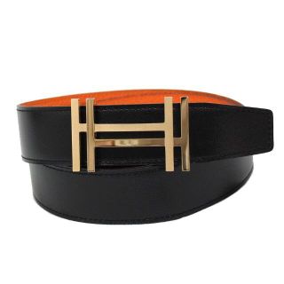 エルメス(Hermes)の美品★エルメス Hベルト アッシュ オ カレ 80 リバーシブル T-J4726(ベルト)