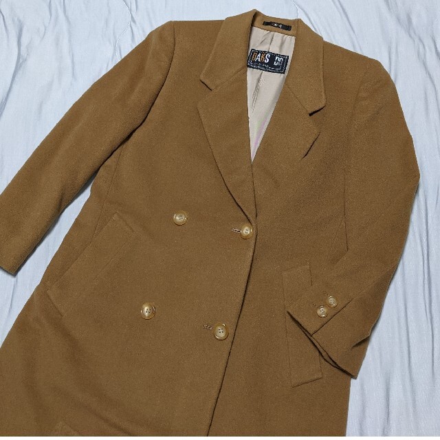 DAKS ダックス カシミヤ100% ダブル チェスターコート ロングコート