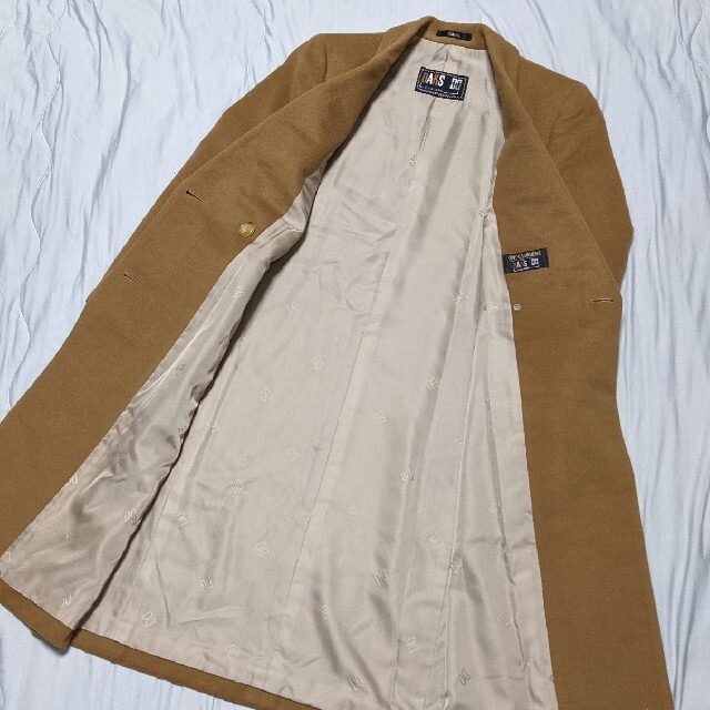 DAKS ダックス カシミヤ100% ダブル チェスターコート ロングコート