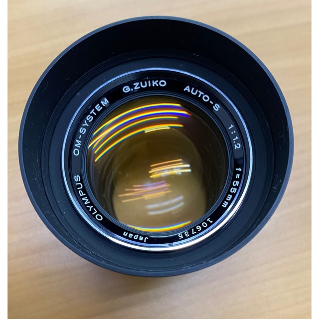 OLYMPUS(オリンパス)のom-system g.zuiko auto-s 1:1.2 f＝55mm スマホ/家電/カメラのカメラ(レンズ(単焦点))の商品写真