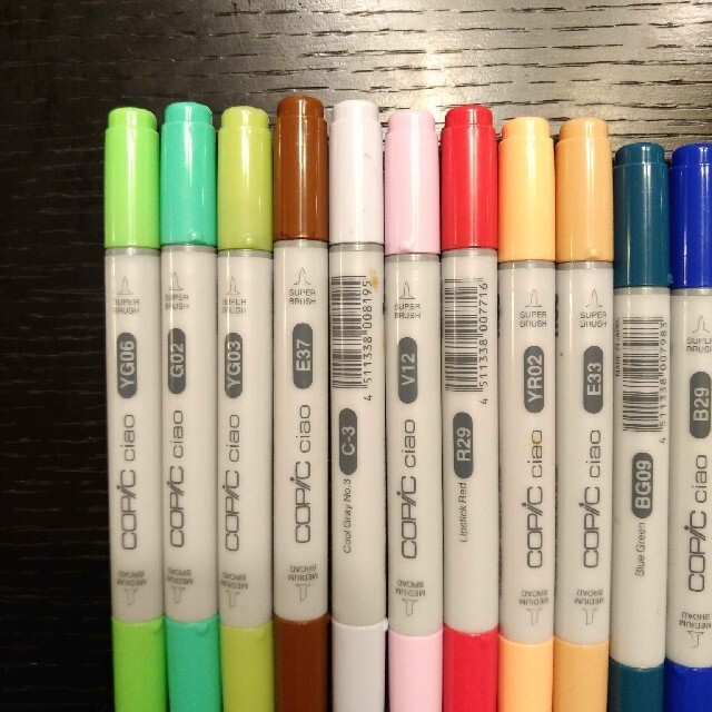 copic ciao 14本 エンタメ/ホビーのアート用品(カラーペン/コピック)の商品写真