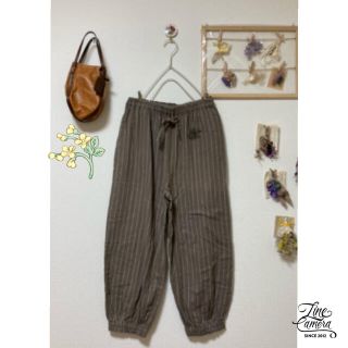 サマンサモスモス(SM2)の♪⑨②⑦⑨ 新品 sm2 ホームズ home's  sh刺繍 綿 ネル ツハル(カジュアルパンツ)