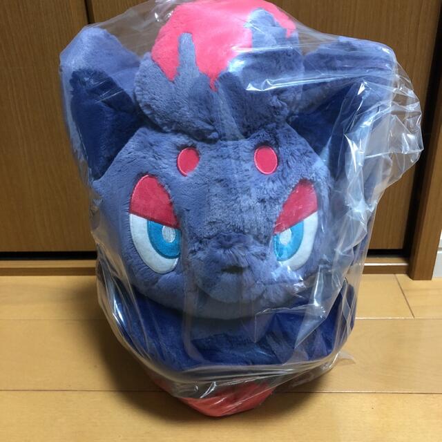 ポケモン ふわふわ抱きぬいぐるみ ゾロア タグ付き 美品