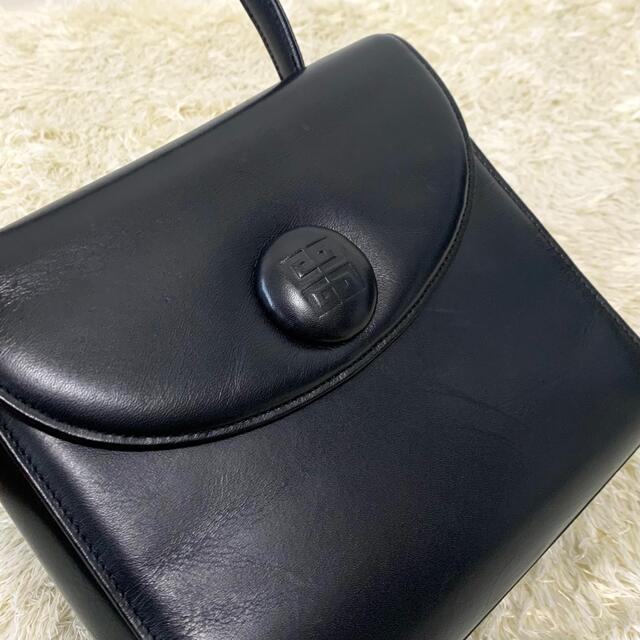 GIVENCHY ジバンシー ハンドバッグ 4Gロゴ レザー 黒 フォーマル