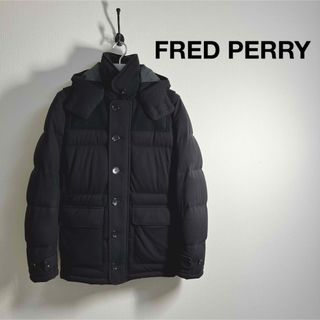 フレッドペリー(FRED PERRY)のFRED PERRY フレッドペリー ダウンジャケット ブラック(ダウンジャケット)