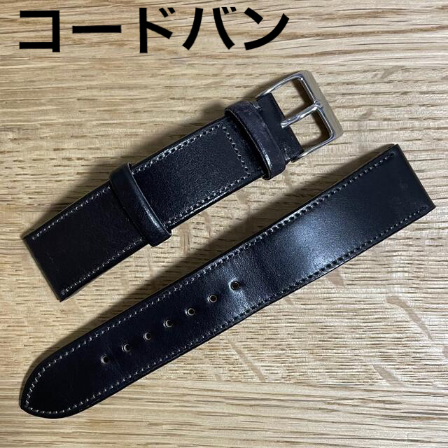 ミモザ エミッタ シェルコードバン 時計ベルト 18mm