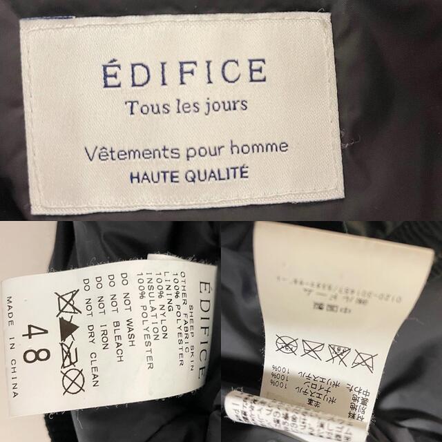 EDIFICE(エディフィス)のEDIFICE 中綿レザージャケット フード L メンズのジャケット/アウター(レザージャケット)の商品写真