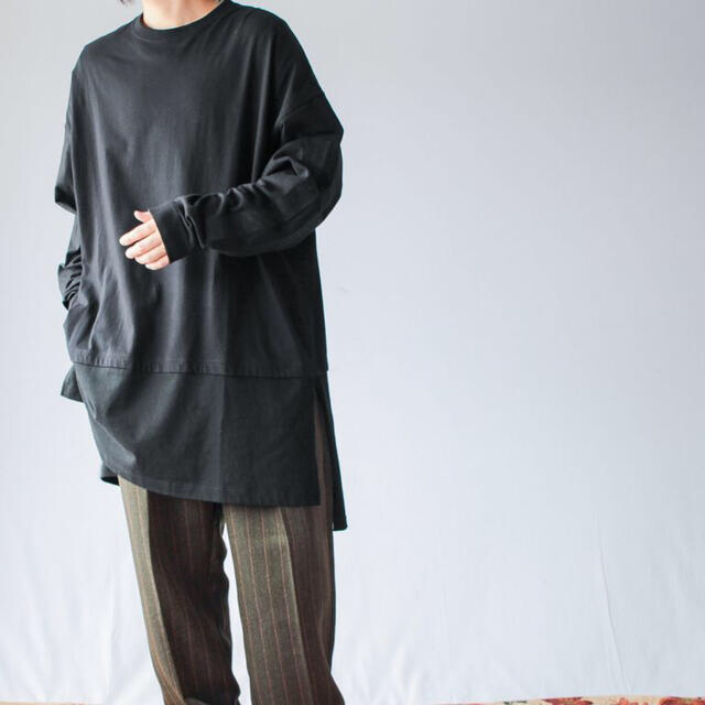 VOO ヴォー LONG LONG CREW カットソー ロングTシャツ