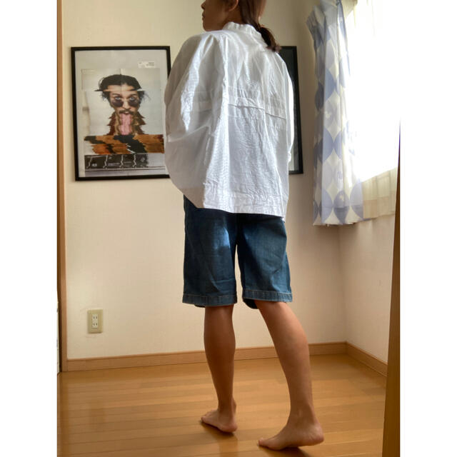 UNIQLO(ユニクロ)のデニム　ハーフパンツ キッズ/ベビー/マタニティのキッズ服男の子用(90cm~)(パンツ/スパッツ)の商品写真