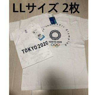 【新品】2020 東京オリンピック　公式 　Tシャツ　LLサイズ　2枚セット(Tシャツ/カットソー(半袖/袖なし))