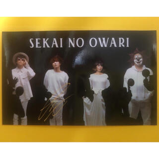 SEKAI NO OWARI ステッカー(音楽/芸能)