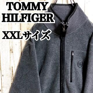 トミーヒルフィガー(TOMMY HILFIGER)のトミーヒルフィガー 表記XXL ワンポイント ロゴ刺繍 ゆるダボ フリース(その他)