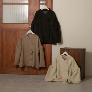 カスタネ(Kastane)のlawgy drop shoulder gather coat eim(毛皮/ファーコート)