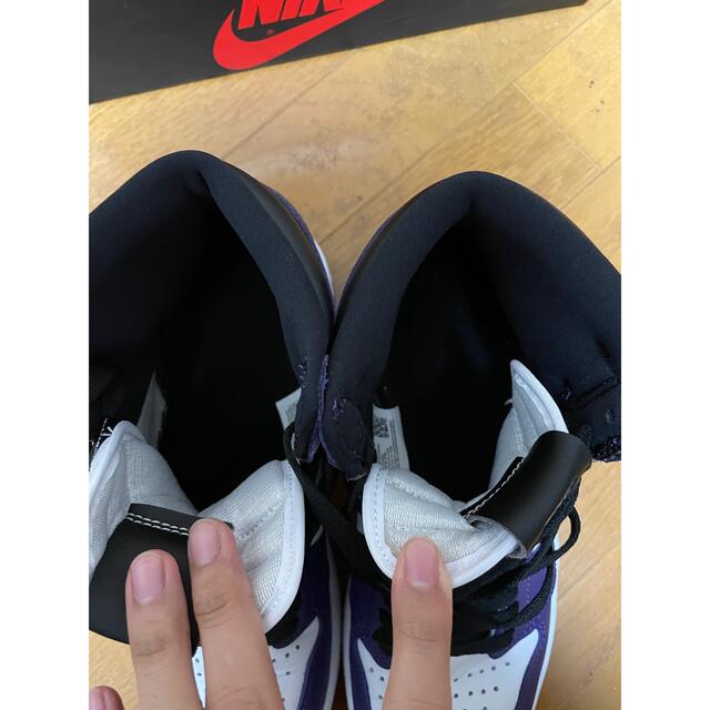 NIKE(ナイキ)のair Jordan 1 court purple 26.5cm メンズの靴/シューズ(スニーカー)の商品写真