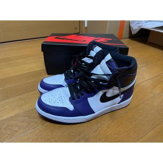 ナイキ(NIKE)のair Jordan 1 court purple 26.5cm(スニーカー)