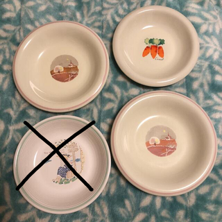 大皿　カレー皿　シチュー皿　3枚セット　可愛い(食器)