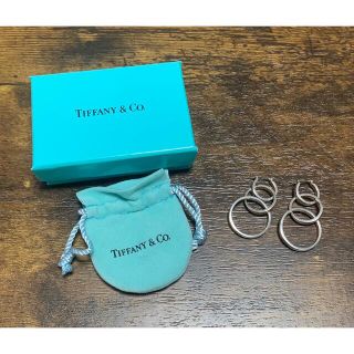 ティファニー(Tiffany & Co.)のTIFFANY&Co. ティファニー トリプルフープナローリングピアス 925(ピアス)