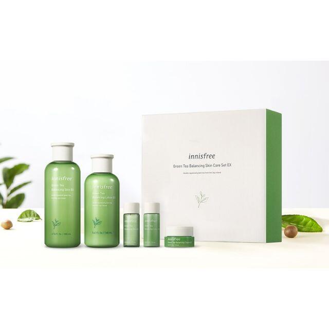 Innisfree(イニスフリー)のinnisfree◆グリーンティー バランシングスキンケアセット EX コスメ/美容のスキンケア/基礎化粧品(化粧水/ローション)の商品写真